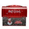 NOENNULL Safe Christmas Piggy Bank, Stainless Steel, Safe Pressure Storage, Candy Box, Money Box with Iron Buckle Handle, Adults and view 4