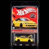 Mattel Hot Wheels RLC 1995 Honda Integra Type R, Phoenix Yellow, 1:64 Scale, Opening Hood, VTEC Engine