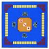 BeLongsYou Mahjong Table Cloth 30.7in Square Shape Majiang Mat Board Room Mahjong Pad Anti- Slip Desktop Cushion for Games Use Sewing Accessories,Blue view 2