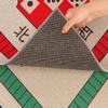 BeLongsYou Mahjong Mat, Anti Slip Noise Reduction for Table Soft  Wear-Resistant Mahjong Game Mat for Poker, Card, Board & Tile Games, Linen Fabric,Blue,98x98cm view 4
