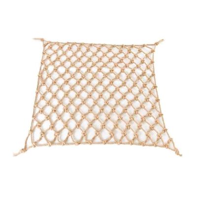 Child Safety Net, Hemp Rope Net, Climbing Net, Balcony Stair Anti-fall Net, Photo Wall Decoration Partition Ceiling Net, Obstacle Protection Garden Fence Net ,Rope Thickness 20mm Mesh 15cm(Size:3x3m)