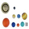 9 x Solar System Planet Figures Monoblocks Set Planet Mars Saturn Jupiter view 2