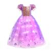 Acecharming Light Up Princess Costumes for Girls Halloween Costume Dress up Girls Fancy Dress for Kids Cosplay Halloween Pageant view 1