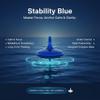 Hautech Electric Spinning Top, 6+ Hours Endless Spinning, LED Light Show, the Dreamer Spinning Top for Focus, Calm & Creativity, Timer-Enabled Design, Unique Gift for Adults (Stability Blue) view 2