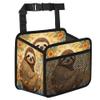Car Organizer Back Seat Cute Animal Sloth Car Seat Back Hanging Bag PU Leather Backseat Car Organizer Foldable Car Seat Storage Bag Car Accessories view 1