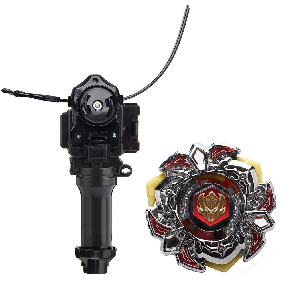 Battling Toys - Bay Battle Game Top Blade High Performance BB114 Variares D:D Metal Fusion Gyro Toys with String Ripper Launcher & Grip (BB-114)