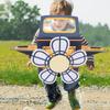 TOYANDONA Wearable Cardboard Airplane Toy Boy Outfit Dress Toddler Airplane Costume Cardboard Making Air Plane Interactive Toy DIY Aircraft (Blue) view 3
