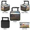Wild Florals Car Organizer Back Seat Car Seat Back Hanging Bag PU Leather Backseat Car Organizer Foldable Car Seat Storage Bag Car Accessories view 2
