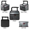 Winter Rose Car Organizer Back Seat Car Seat Back Hanging Bag PU Leather Backseat Car Organizer Foldable Car Seat Storage Bag Car Accessories view 2