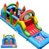 25FT Commercial Bounce House for Big Kids, 100% PVC Inflatable Obstacle Course Bounce House for Adults, Heavy Duty Large Bouncer House with Water Slides/950W Blower, Outdoor Party, 25x8x8.2FT view 1