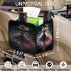 Beautiful Girls Car Organizer Back Seat Car Seat Back Hanging Bag PU Leather Backseat Car Organizer Foldable Car Seat Storage Bag Car Accessories view 3