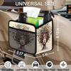 Girls Hair Butterfly Car Organizer Back Seat Car Seat Back Hanging Bag PU Leather Backseat Car Organizer Foldable Car Seat Storage Bag Car Accessories view 3