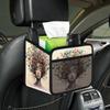 Girls Hair Butterfly Car Organizer Back Seat Car Seat Back Hanging Bag PU Leather Backseat Car Organizer Foldable Car Seat Storage Bag Car Accessories view 4