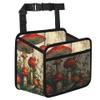 Retro Mushroom Car Organizer Back Seat Car Seat Back Hanging Bag PU Leather Backseat Car Organizer Foldable Car Seat Storage Bag Car Accessories view 1