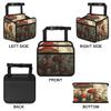 Retro Mushroom Car Organizer Back Seat Car Seat Back Hanging Bag PU Leather Backseat Car Organizer Foldable Car Seat Storage Bag Car Accessories view 2