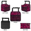 Abstract Pattern Car Organizer Back Seat Car Seat Back Hanging Bag PU Leather Backseat Car Organizer Foldable Car Seat Storage Bag Car Accessories view 2