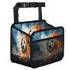 3D Soccer Car Organizer Back Seat Car Seat Back Hanging Bag PU Leather Backseat Car Organizer Foldable Car Seat Storage Bag Car Accessories view 1