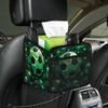 3D Football Pattern Car Organizer Back Seat Car Seat Back Hanging Bag PU Leather Backseat Car Organizer Foldable Car Seat Storage Bag Car Accessories view 4