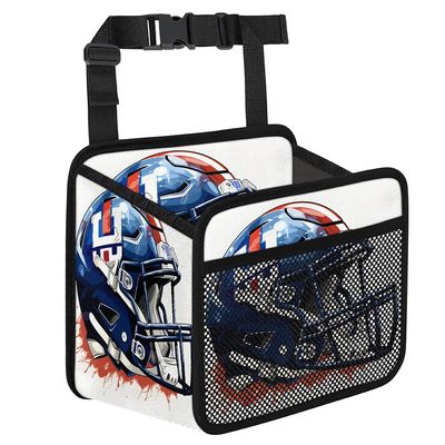 Baseball Cap Car Organizer Back Seat Car Seat Back Hanging Bag PU Leather Backseat Car Organizer Foldable Car Seat Storage Bag Car Accessories