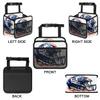 Baseball Cap Car Organizer Back Seat Car Seat Back Hanging Bag PU Leather Backseat Car Organizer Foldable Car Seat Storage Bag Car Accessories view 2