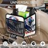 Baseball Cap Car Organizer Back Seat Car Seat Back Hanging Bag PU Leather Backseat Car Organizer Foldable Car Seat Storage Bag Car Accessories view 3