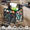 ---12 (5) Car Organizer Back Seat Car Seat Back Hanging Bag PU Leather Backseat Car Organizer Foldable Car Seat Storage Bag Car Accessories view 3