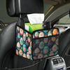 ---12 (5) Car Organizer Back Seat Car Seat Back Hanging Bag PU Leather Backseat Car Organizer Foldable Car Seat Storage Bag Car Accessories view 4