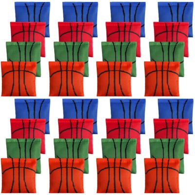 Dyrfolm 32 Pack Mini Bean Bags, Colorful Cornhole Bean Bags, Small Bean Bags for Kids, Adults & Family, 2.36 x 2.36 Inch