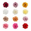 12 Pcs 7cm Colorful Fabric Flower Hair Clips Kids Small Floral Hair Barrettes Toddlers Rose Hair Clips Hairgrips Baby Fancy Cloth Hair Accessories view 1