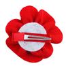 12 Pcs 7cm Colorful Fabric Flower Hair Clips Kids Small Floral Hair Barrettes Toddlers Rose Hair Clips Hairgrips Baby Fancy Cloth Hair Accessories view 2