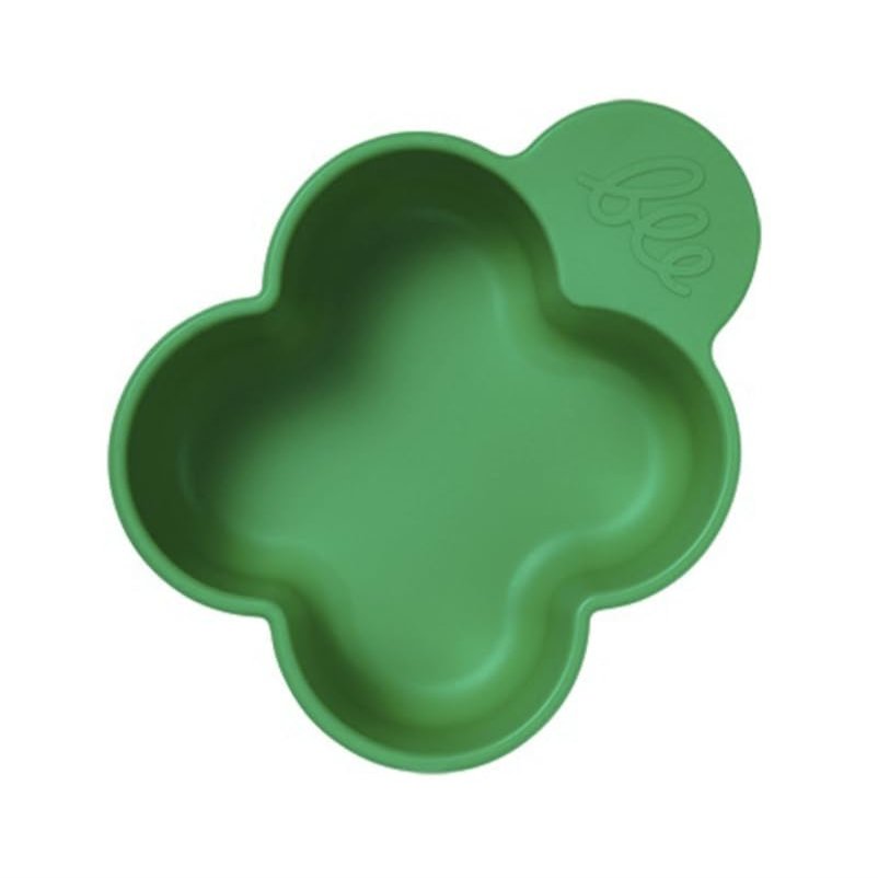 Beemymagic Cute Heat-Resistant Clover Silicone Food Bowl for Toddlers, Kids - Microwave, Oven & Dishwasher Safe - 6oz - Made in Korea, BPA Free