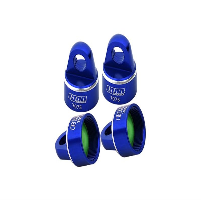 GPM 7075 Alloy Shock Cap for Gpm and Original Shock Absorbers for TRAXXAS 1/8 4Wd Sledge Monster Truck-95076-4
