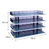 EHJRE 1/32 Parking Lot Display Case Model Car Garage Acrylic Simulation Collectibles Scenery Mini Model Car Storage Home Decor, 4 layers view 3
