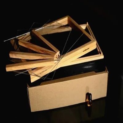 blue-ther Illusion Money Box Wonder Box Dream Box Magic Tricks Fun Stage Mentalism Gimmick Props Objects Money Appear from Empty Box Magic for Magicians