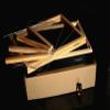 blue-ther Illusion Money Box Wonder Box Dream Box Magic Tricks Fun Stage Mentalism Gimmick Props Objects Money Appear from Empty Box Magic for Magicians view 1