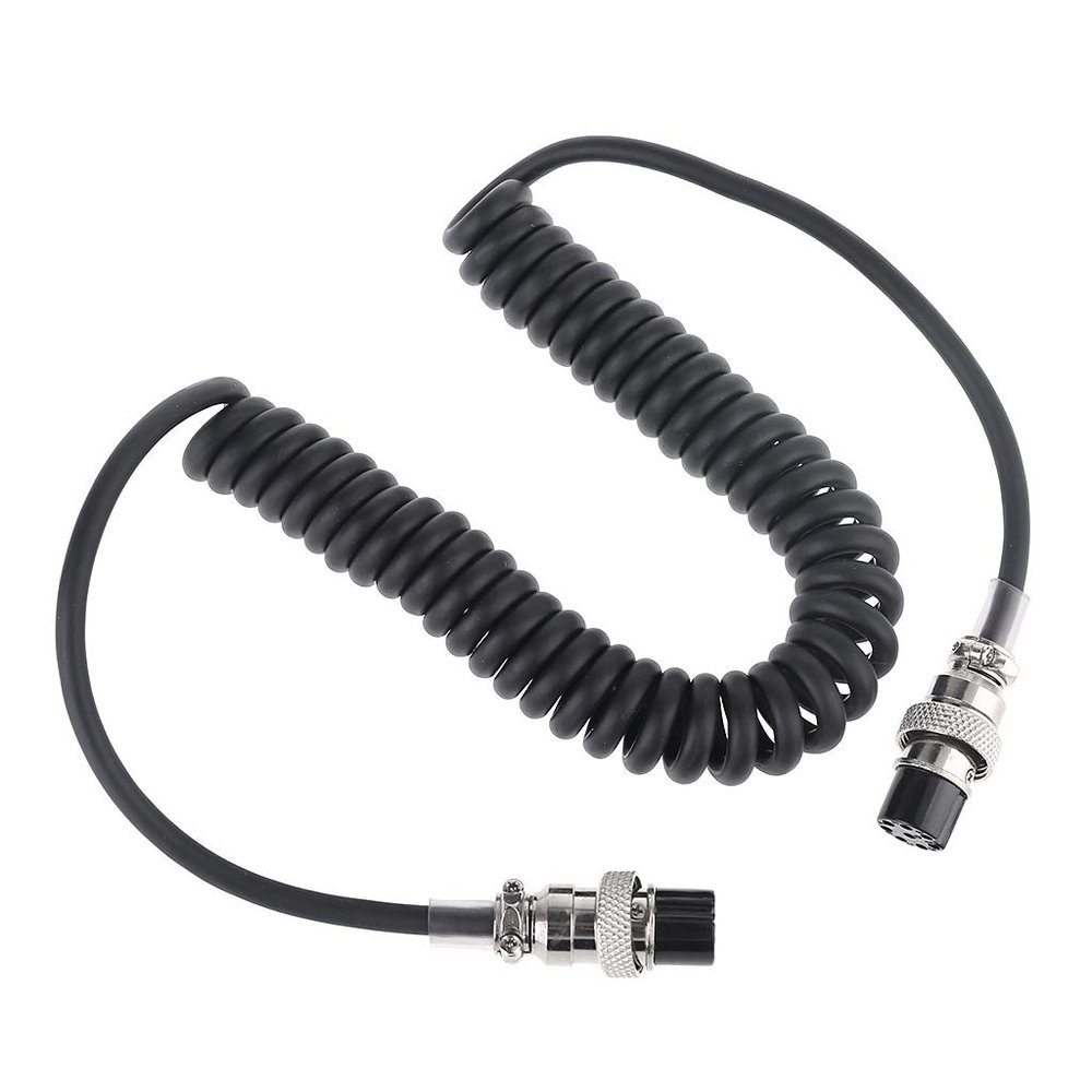 JSGHGDF 8Pin Female to 8 Pin Female Aviation Microphone Mic Cable for Transceiver MC-60 MC-60A MC-90