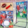 Punieayi Football Toss Game with 4 Inflatable Balls, Football Throwing Target Games for Boys 8-12, Sports and Outdoors Toys for Kids Ages 3+ view 3