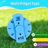 9 Pcs Math Fidget Spinners, Math Fidget Toy for Adults, Learn Multiplication and Division with The Math Spinners, Math Game for Home Classroom Prizes view 4