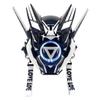 OYDL Halloween Cosplay Helmet Mask for Men, Futuristic Tech Punk Mask with LED Light, for Cyberpunk Mask Cosplay Role Play view 1