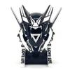 OYDL Halloween Cosplay Helmet Mask for Men, Futuristic Tech Punk Mask with LED Light, for Cyberpunk Mask Cosplay Role Play view 3