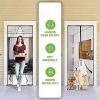 Magnetic Mosquito Net Curtain, Ideal for Balcony Doors, Cellars, Terraces, Easy to Assemble 100x200cm (39x79inch) Gray-b view 4