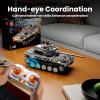 Mould King RC Tank Building Sets, Tiger Tank Model with Remote Control, 20032 STEM Blocks, Army Toys Building Kits for Adults Aged 14+ (971 Pieces) view 2