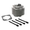 FLMLF 32cc 4 Bolt Cylinder Kit Only Fit Reed Case Engine for 1/5 Rc Hpi Rofun Km Rovan Baja Losi 5t FG GoPed Redcat DBXL MCD Parts view 3