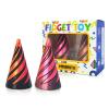 2 Pcs Impossible Pyramid Passthrough Fidget Toys,3D Printed Impossible Cone,Spiral Cone Fidget Toy,Desktop Ornament Fidget Toys That Relieve Anxiety and Stress,Souvenir Gift view 1