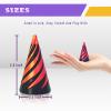 2 Pcs Impossible Pyramid Passthrough Fidget Toys,3D Printed Impossible Cone,Spiral Cone Fidget Toy,Desktop Ornament Fidget Toys That Relieve Anxiety and Stress,Souvenir Gift view 2