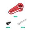 MECCANIXITY Aluminum Alloy 15T Steering Servo Arm Horn Red for DIY RC Car/Boat/Airplane Boat Accessories 2 Pcs view 3