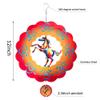 12 inch Horse 3D Stainless Steel Wind Spinners, Hanging Garden Spinner Kinetic Art Garden Decorations, Reflective Wind Sculpture for Indoor/Outdoor Decor view 4