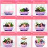 lonfypeng Mermaid Terrarium Kit for Kids - LED Night Light Birthday Gift for Girls Ages 4 5 6 7 8-12 Year Old - Toys for Girl - DIY Arts and Crafts Kit for Kids - Best Girls Presents (Mermaid) view 4