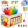 Montessori Baby Wooden Tissue Box Christmas Toy 6-in-1 Sensory Tissue Box Toy for Babies 36+ Months Developmental Toys for Babies, for 36+ Months view 1