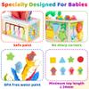 Montessori Baby Wooden Tissue Box Christmas Toy 6-in-1 Sensory Tissue Box Toy for Babies 36+ Months Developmental Toys for Babies, for 36+ Months view 3